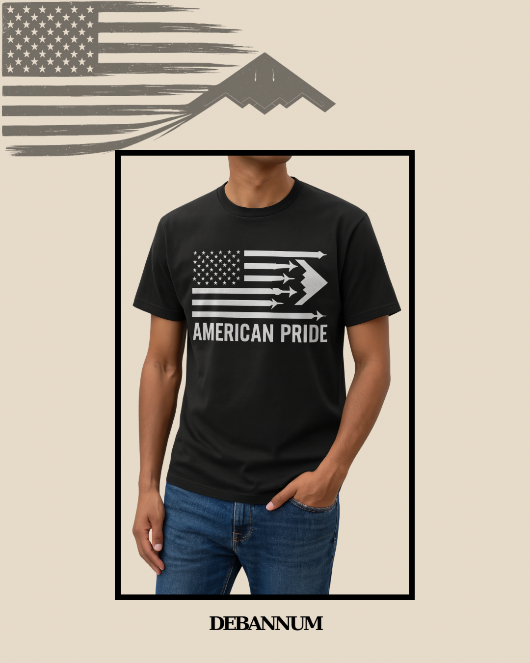 “American Pride” Limited Black T-Shirt